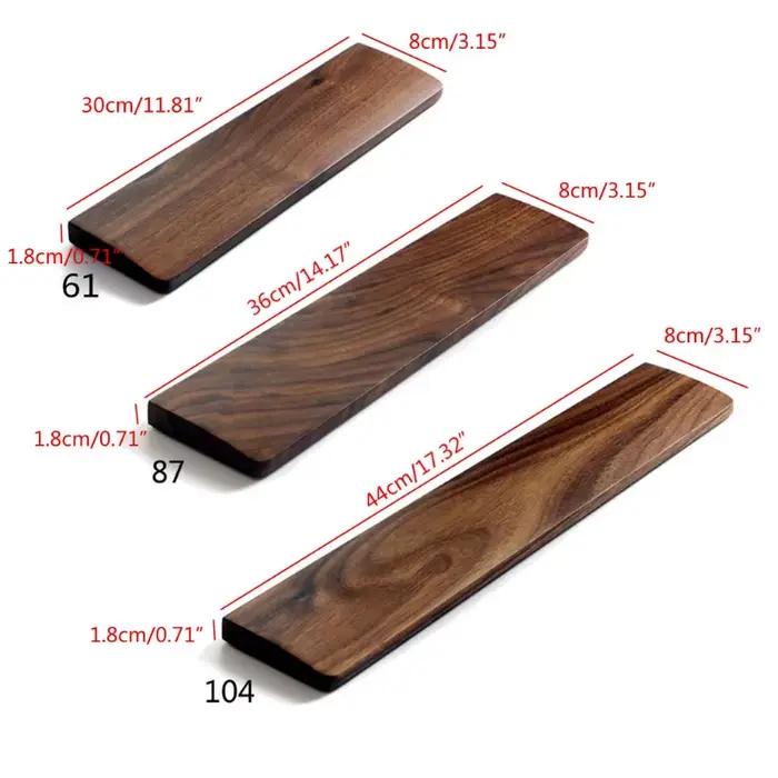 Repose-poignet pour clavier en bois