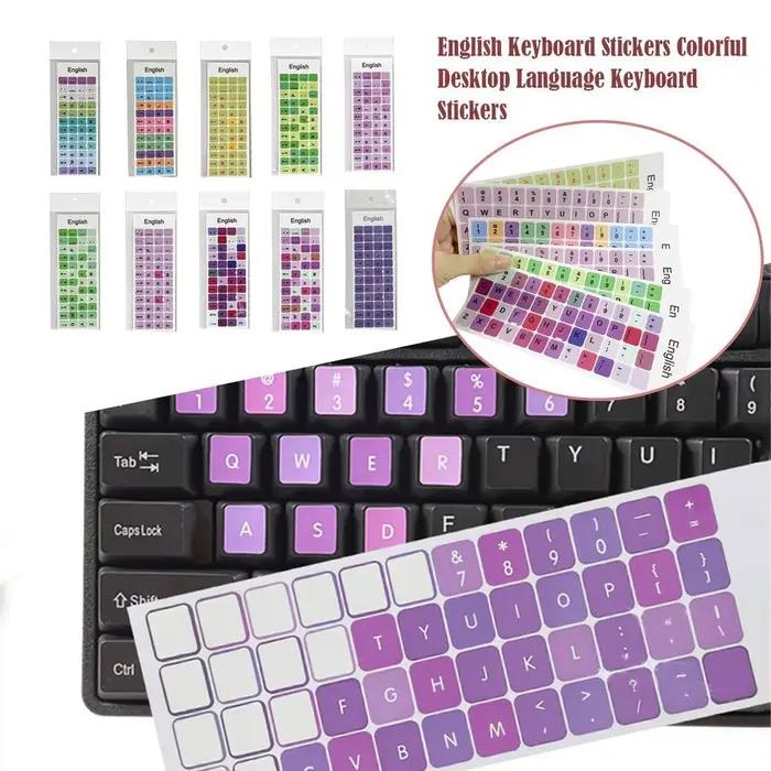Autocollant de clavier anglais pour ordinateur portable