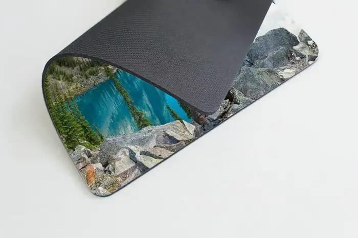 Mountains Tapis de souris avec impression de montagnes rocheuses