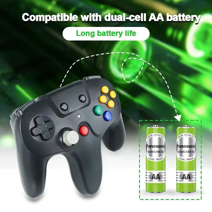 Contrôleur N64 sans fil avec connexion 2