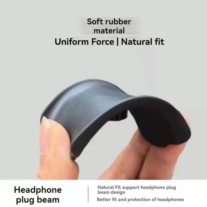 Support universel noir en alliage d'aluminium pour casque