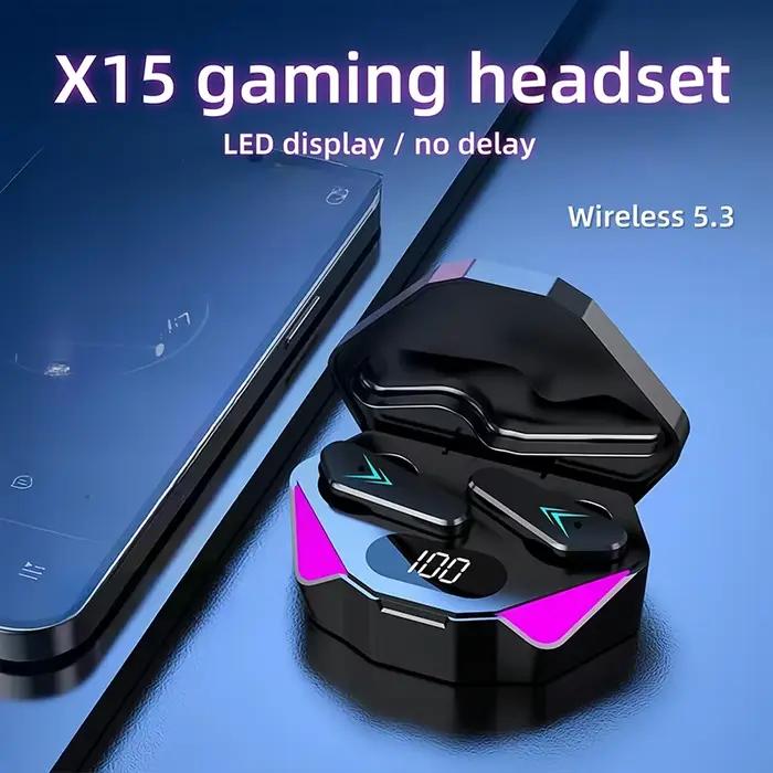 Nouveau casque de jeu avec écran LED