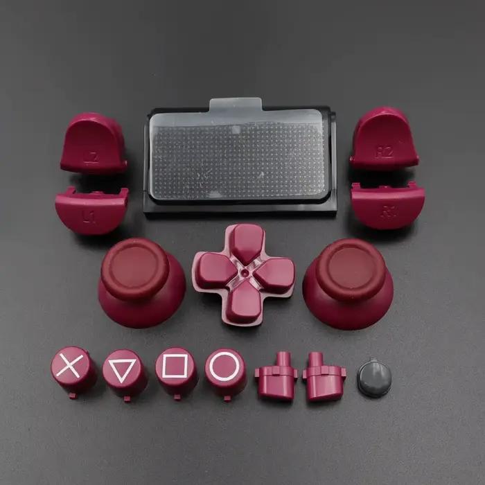 Pour PS4 Pro Slim JDS-040 JDM-040 contrôleur jeu complet boutons manettes capuchon tactile d-pad R1 L1 R2 L2 clé de Direction bouton ABXY