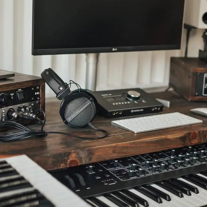 Casque de studio Beyerdynamic DT 990 PRO à conception ouverte avec audio haute résolution pour le mixage et le mastering Dt990 Pro