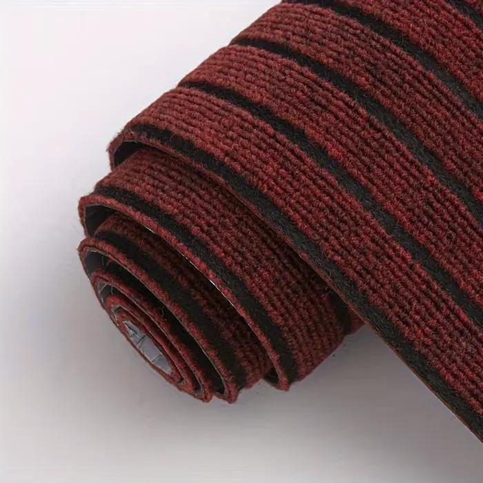 1 rouleau de tapis auto-adhésif, rouleau de tapis auto-adhésif, pour usage domestique, usage commercial, salles de bains, tapis de porte, tapis d'escalier et tapis pour animaux de compagnie
