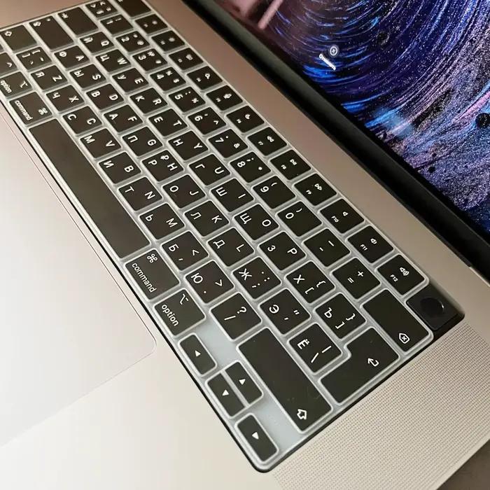 Couverture de clavier EU/US pour nouveau macbook pro 14 pouces 2021 m1 a2442/macbook pro 16