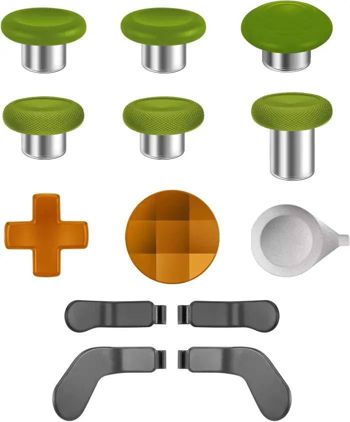 Pour Xbox Elite 2 contrôleur série 2 palettes de remplacement manettes analogiques Joystick 13 en 1 ensemble Halo Infinite Edition