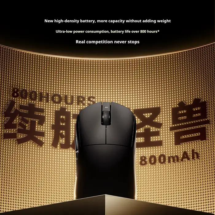ATK DragonFly A9 Air Ultimate souris de jeu sans fil PAW3950 Ultra 42000DPI 750IPS 8KHz RGB conception ergonomique pour Windows MacOs