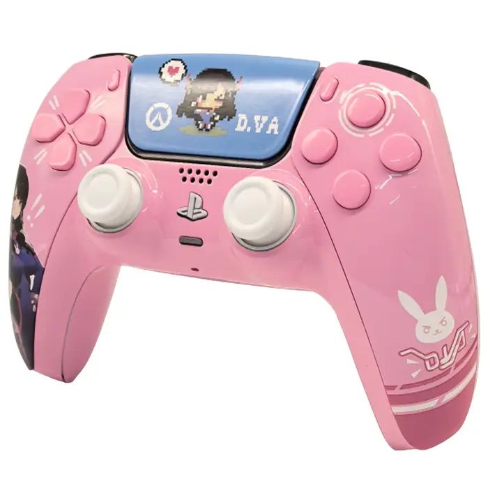 Piano cuit émail DVA redimensionné remplacement coque avant pavé tactile Compatible avec le contrôleur ps5