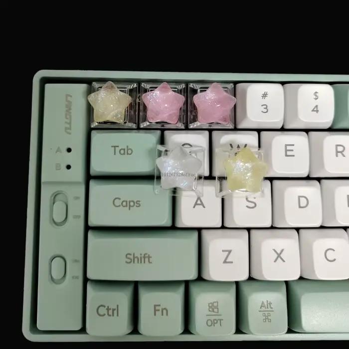 Capuchons de touches de clavier mécaniques en forme d'étoile