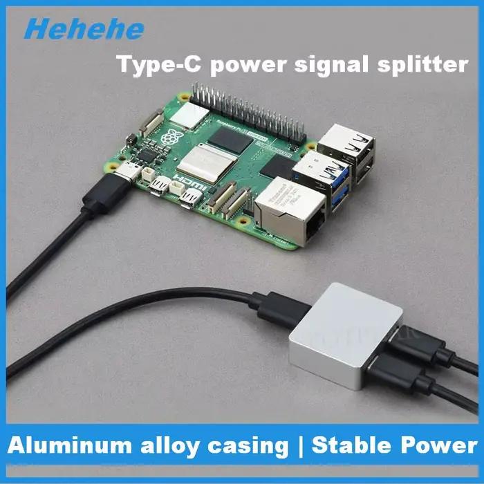 Répartiteur de signal d'alimentation Raspberry Pi PiKVM Type-C avec protection contre l'alimentation inversée