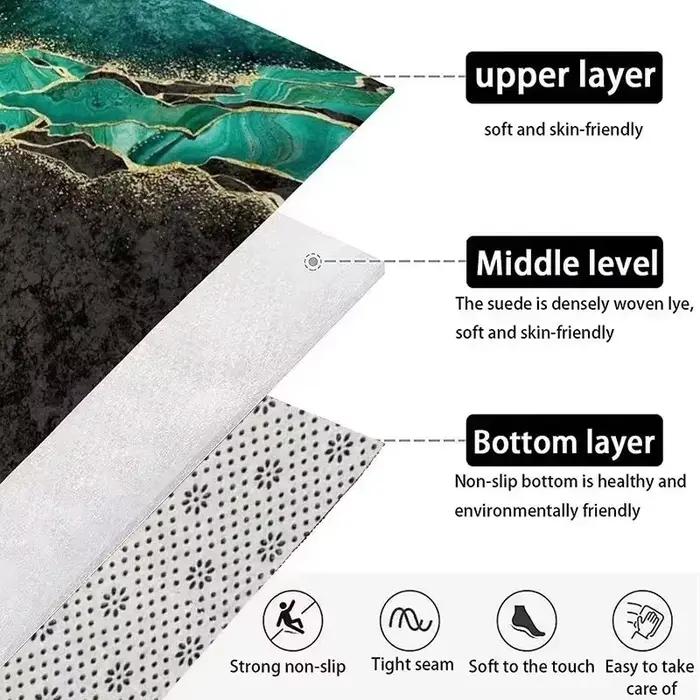 Tapis minimaliste VIKAMA en tissu