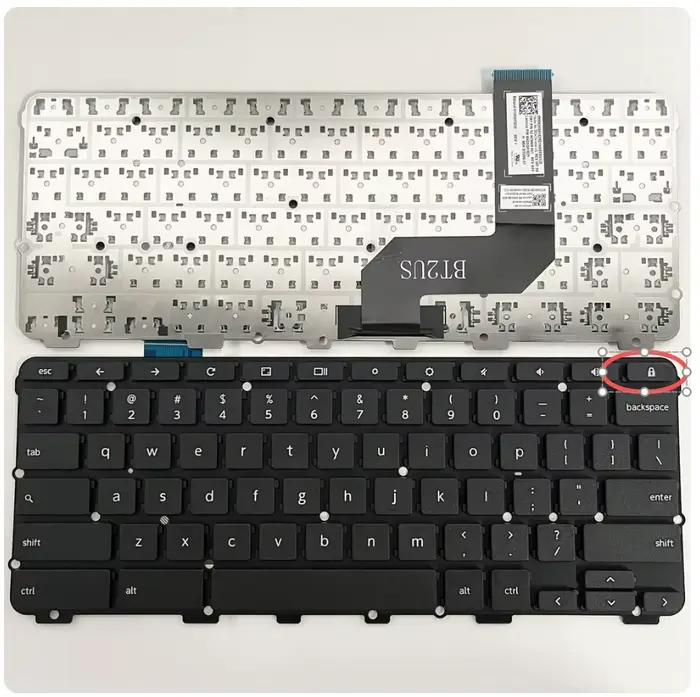Clavier d'ordinateur portable US pour Lenovo N23 Yoga ZA26 Flex 11 Chromebook ZA27