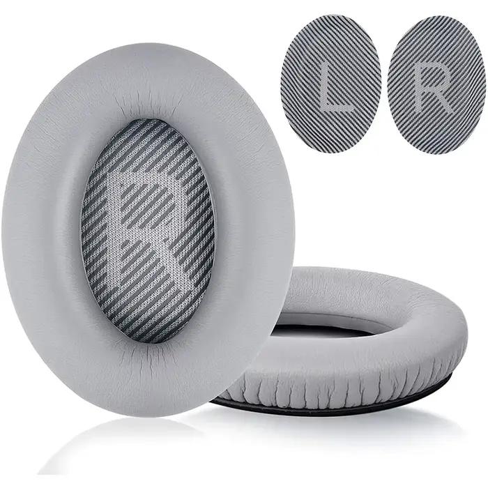 Oreillettes en mousse de cuir pour casque
