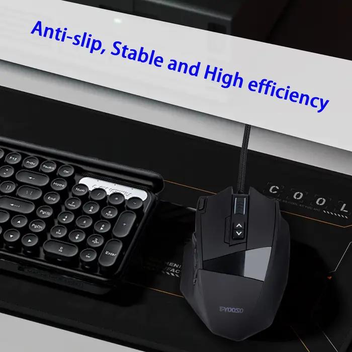 La souris de jeu E-YOOSO X-39-USB est équipée de 18 touches macro programmables