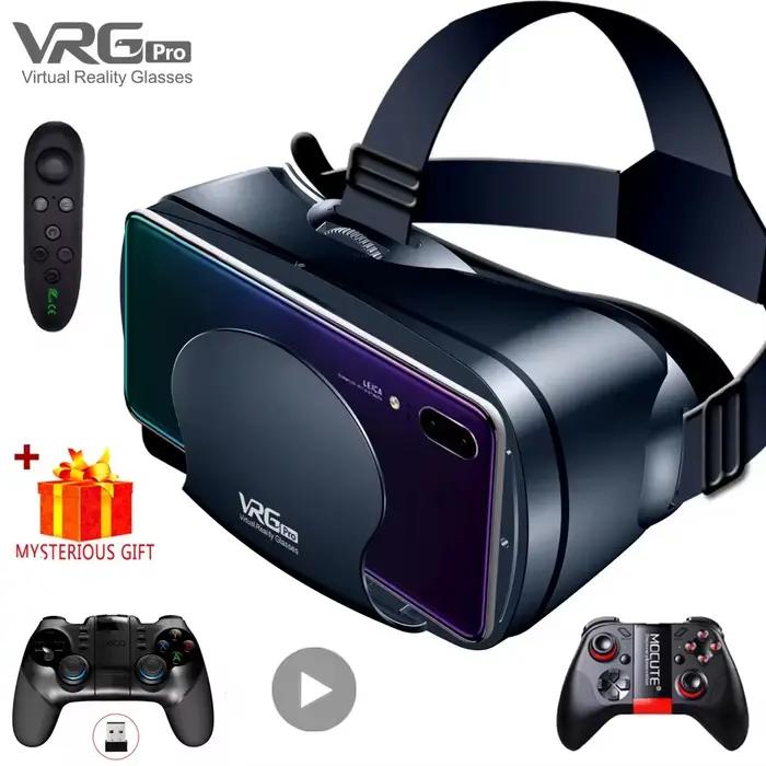 Lunettes 3D VR pour Smartphones, Immersion Totale, Visionnage Films et Jeux Vidéo, Design Ergonomique, Support 7 Pouces, Compatible Multiples Marques, Occasions Spéciales