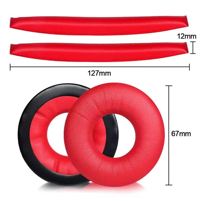 Oreillettes Remplissantes en Cuir PU pour Casques Sennheiser HD25 HD25-1 HD25-II HD25SP 25SP-II Amélioration de la Qualité Sonore Occasions Spéciales