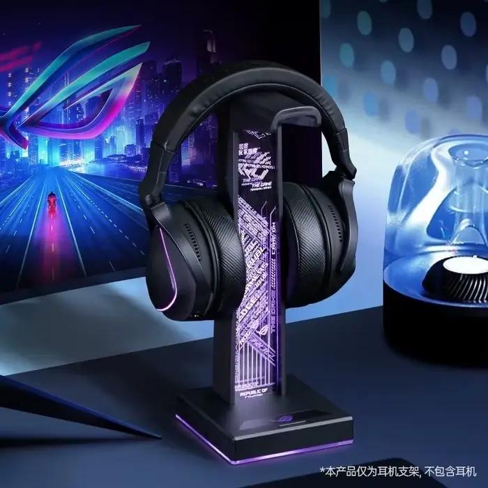 Support de casque ROG avec éclairage ambiant RGB