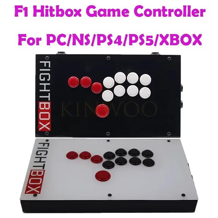 F1-PS5 F1 UP5 Hitbox Game Contrmatérielle FPackage box gastronomie Stick King Of Fighters Sanwa lèvent OBSF-24/30 Pour PC/NS/PS4/PS5/XBOX