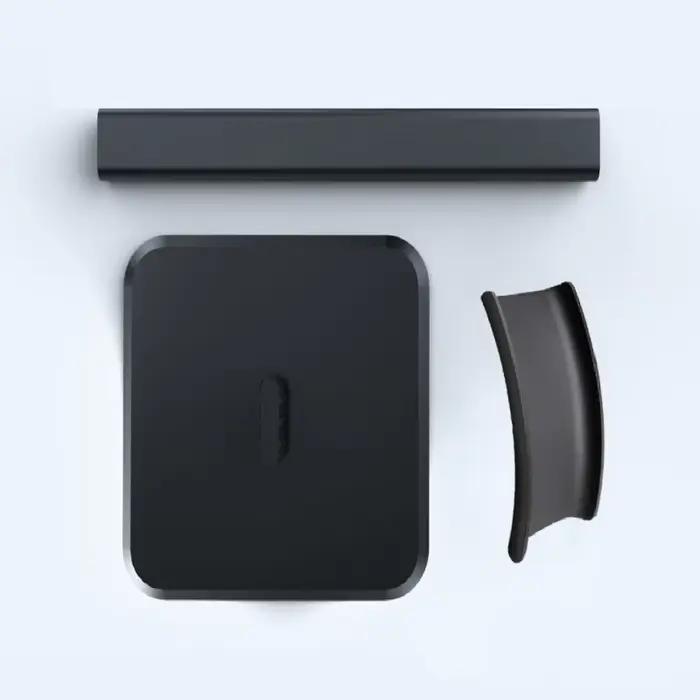 Support universel noir en alliage d'aluminium pour casque