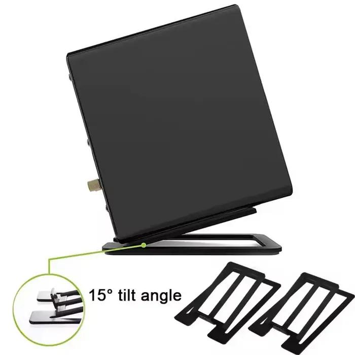 Support audio de bureau inclinable à 15 degrés pour enceintes HIFI