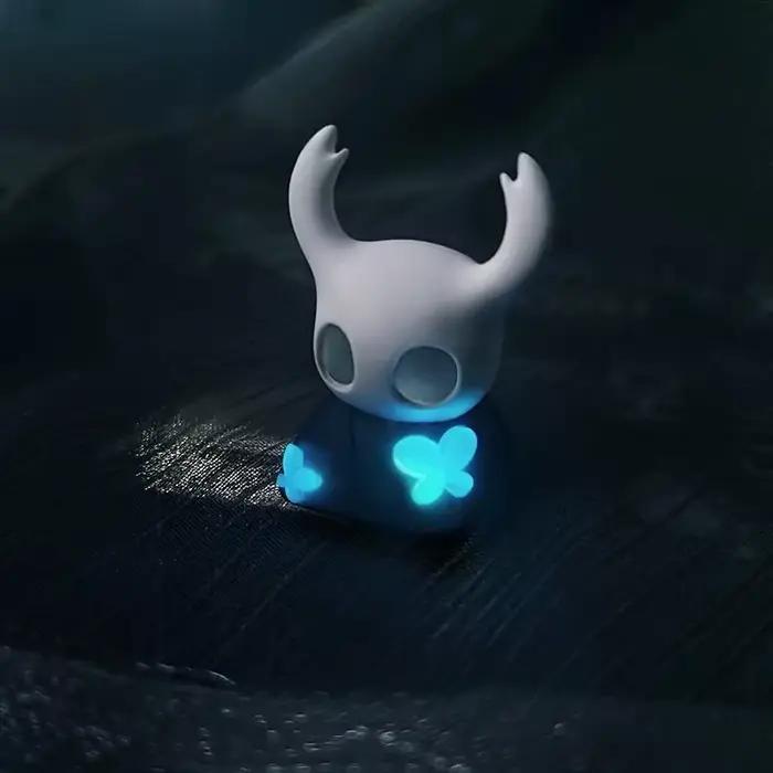 Creux chevalier Keycap Transmission de la lumière mignon personnalité résine mécanique clavier accessoire Anime unique