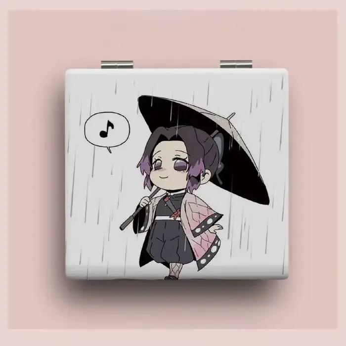 Demon Slayer Tokitou Muichirou Nezuko Animation Peripheral Cartoon Print Square