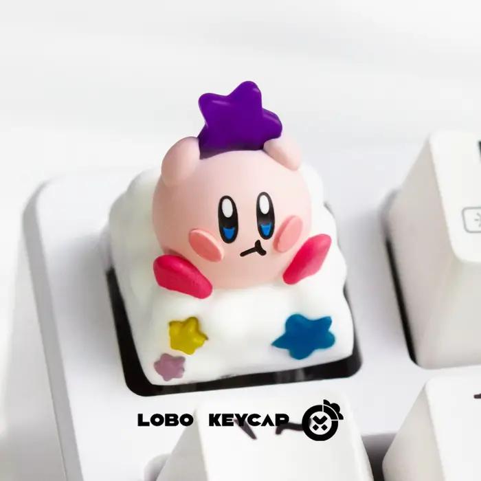 Capuchon de touche de clavier mécanique translucide en résine