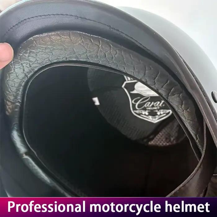 Casque de soldat rétro pour hommes, moto de croisière, vélo lourd, demi-seau de Style allemand, couvre-chef Vintage pour motards