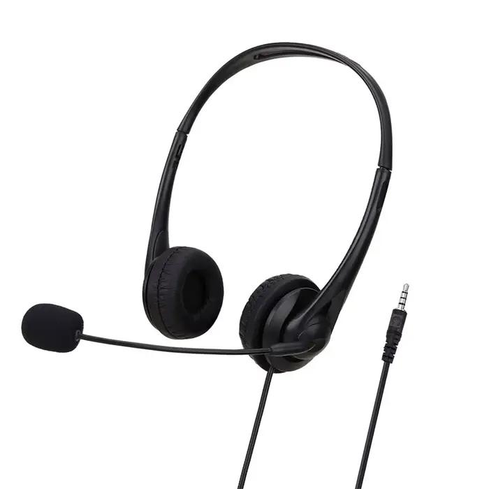 3.5mm/USB casque d'ordinateur avec Microphone antibruit chat réseau enseignement vidéoconférence stéréo filaire