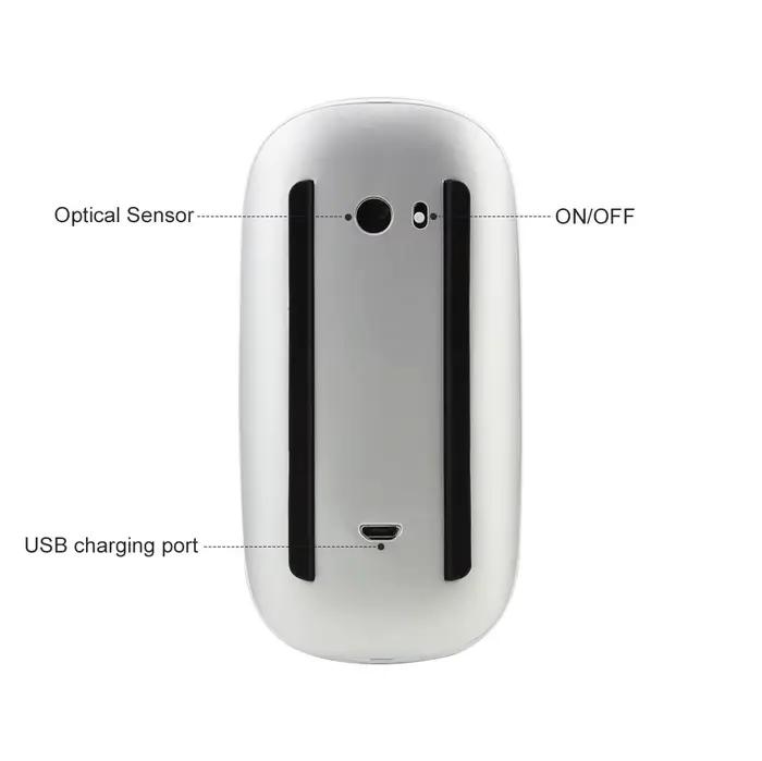 Souris magique pour Apple sans fil Bluetooth Rechargeable ergonomique