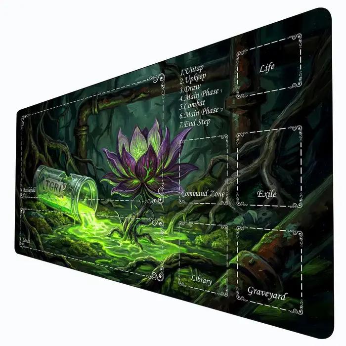 Tapis de jeu Magic The Gathering (MTG) Lotus Violet Hautement Toxique