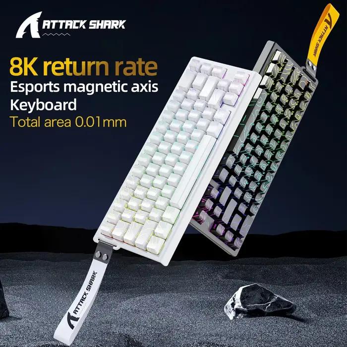 ATTACK SHARK X68HE 8K clavier mécanique