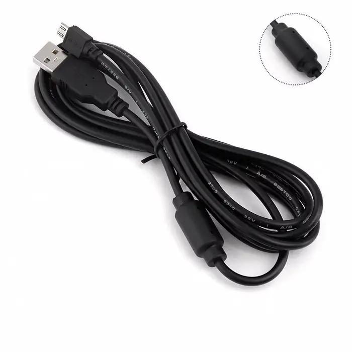 Câble de Charge pour Manette de Jeu PS4 et Contrôleur de Jeu PC Noir Compatible Console Durabilité Gaming