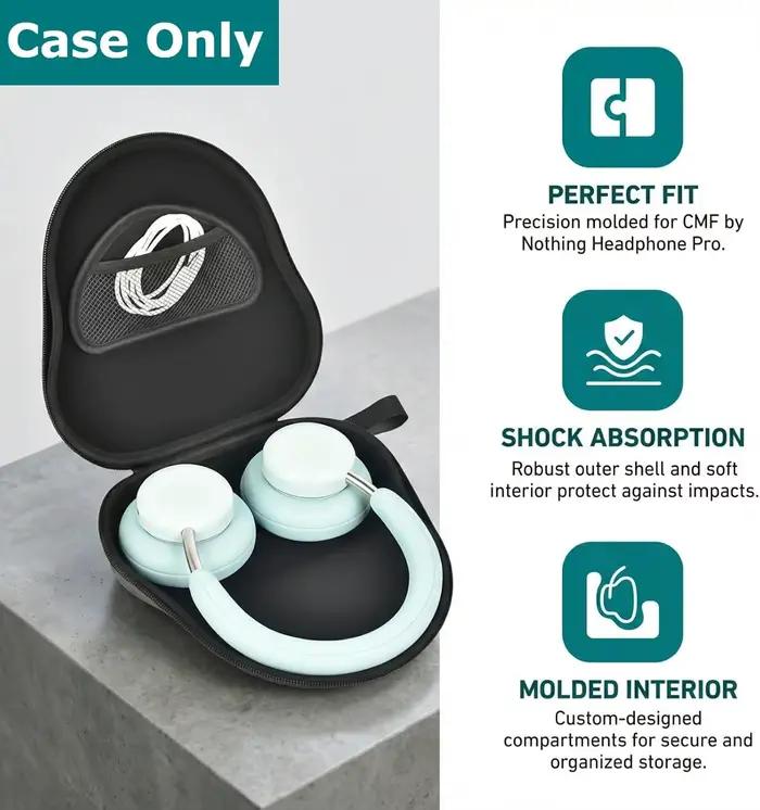 (ÉTUI UNIQUE) Étui pour casque CMF by Nothing Headphone Pro