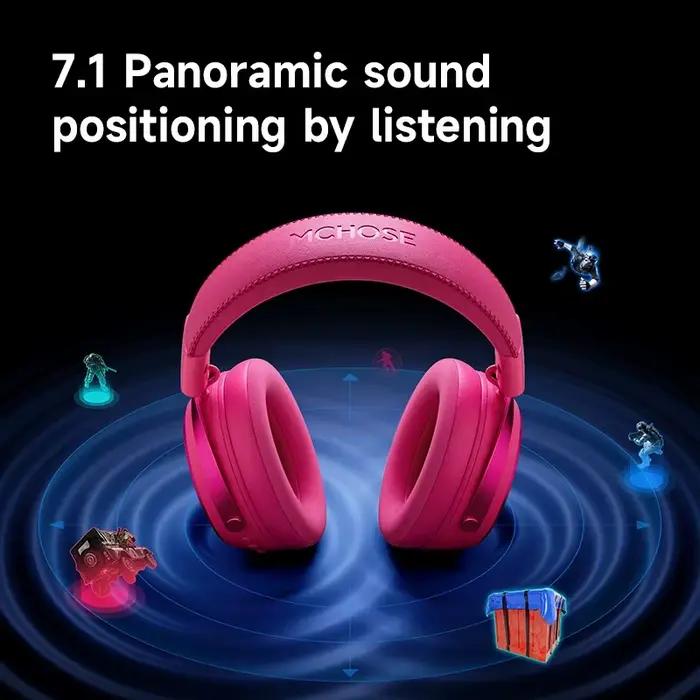 MCHOSE X9 casque sans fil jeu 7.1