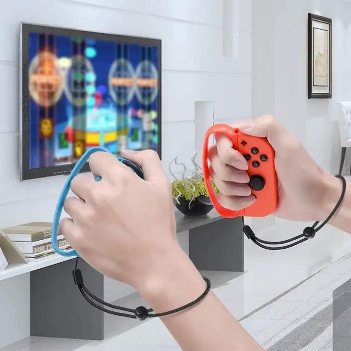 1 paire pour Nintendo Switch Joy Con contrôleur poignées avec sangles de poignet pour Fitness accessoires de jeu de boxe