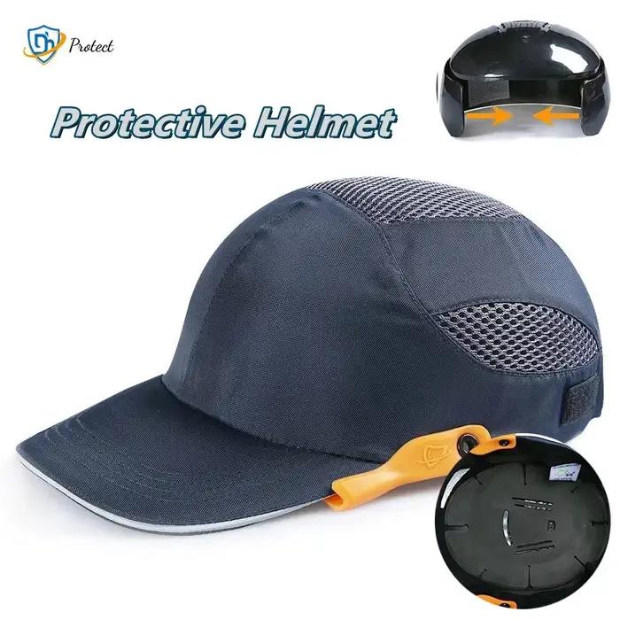 Casquette de sécurité avec coque intérieure rigide, casque de protection, style casquette de baseball, travail, usine, magasin, protection de la tête de transport, nouveau, 2023