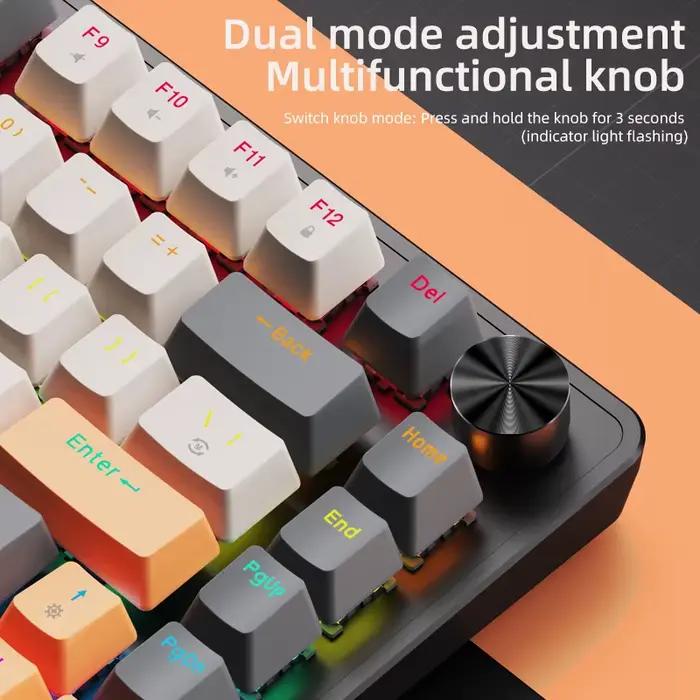 Clavier filaire mécanique K82 avec bouton multimédia