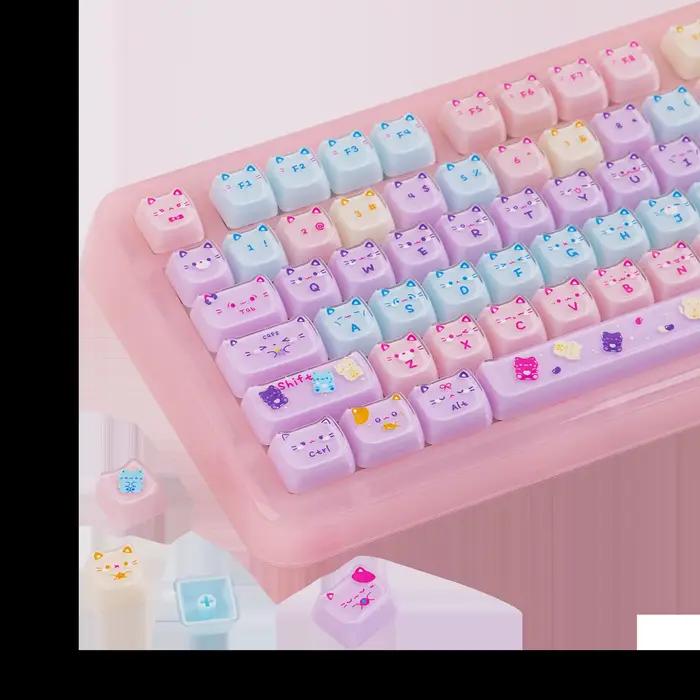 KiiBOOM Meow Pudding V2 – Ensemble de touches de clavier 128 touches
