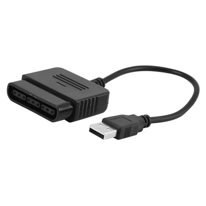 Adaptateur convertisseur USB pour manette Sony Playstation 2 PS2 pour PS3 et PC Windows