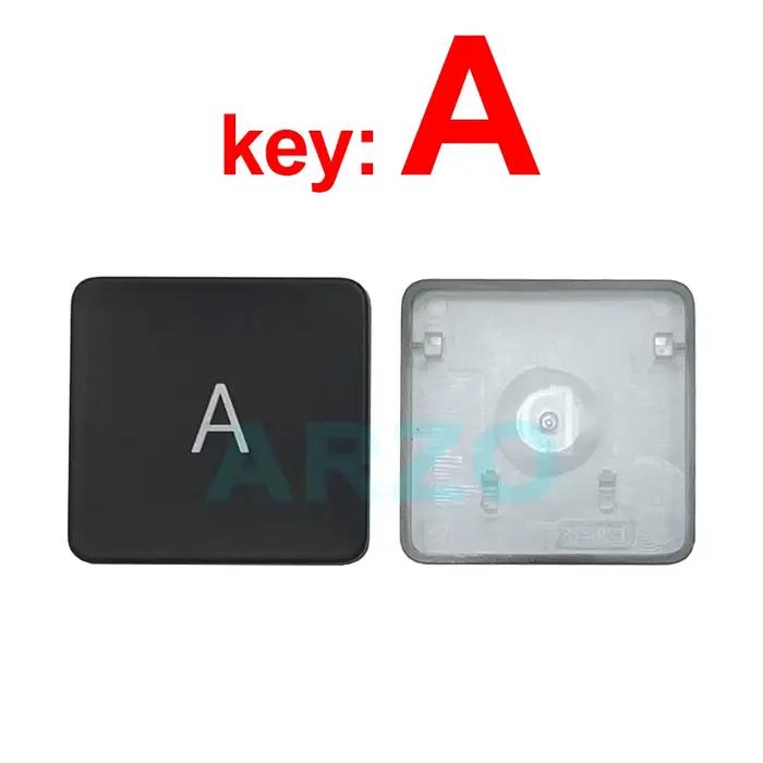 Capuchon de clé individuel de remplacement noir US UK pour MacBook Pro/Air A2141 A2251 A2289 A2179 A2337 A2338 A2442 A2485 A2681 A3113
