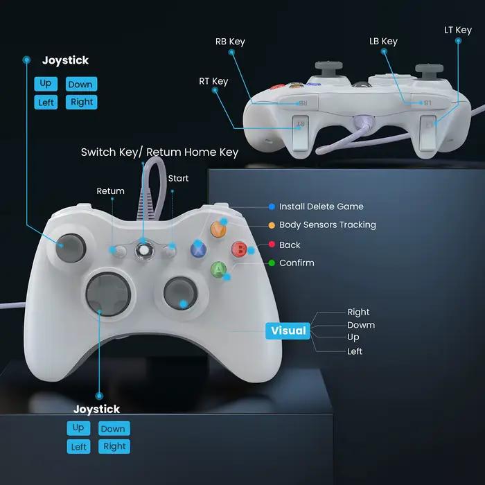 Contrôleur filaire pour Xbox 360