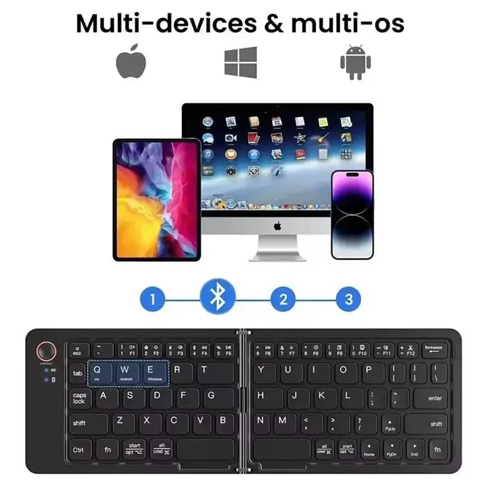 Clavier Bluetooth pliable portable