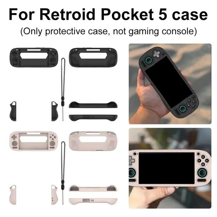 Coque en silicone pour console de jeu Retroid Pocket 5