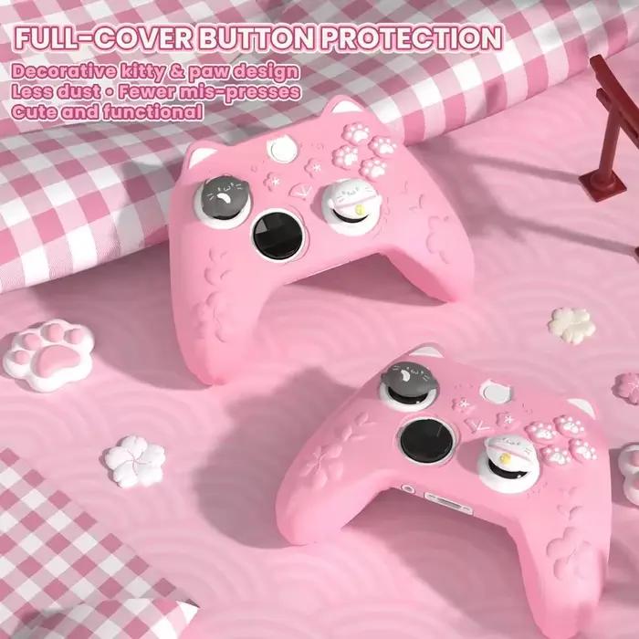 Étui de protection en silicone mignon PlayVital pour manette Xbox Series X/S