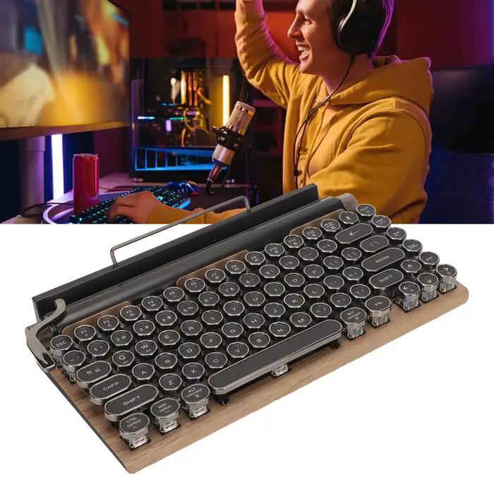 Vopewriter-Clavier mécanique vintage sans fil 83 prédire