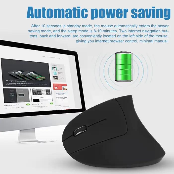 Souris sans fil 2.4GHz gaucher
