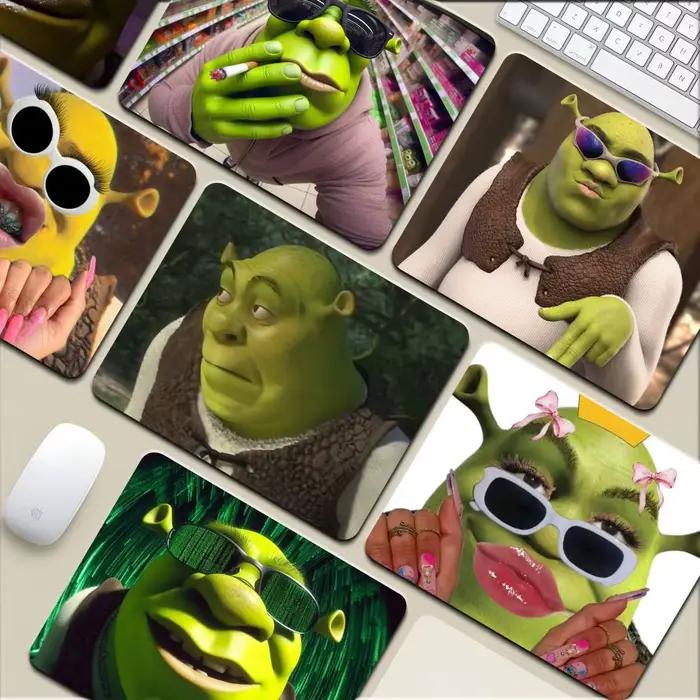 Mignon drôle s-shrek petit tapis de souris clavier coussin pour ordinateur portable