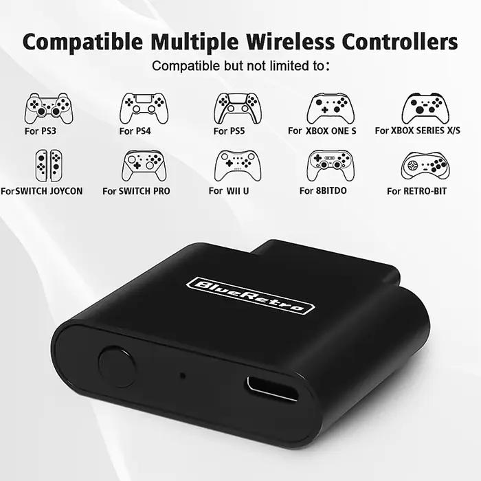 Adaptateurs de contrôleurs de jeu sans fil compatibles Bluetooth